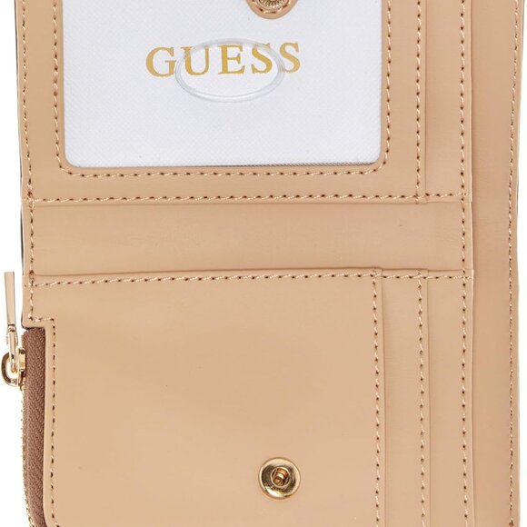 Women's Card Case Wallet PU Zip Around with Coin Pouch Card Slots - Picture 2 of 3